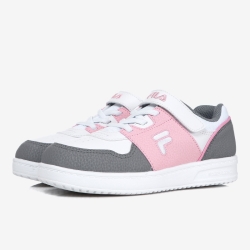 Fila Court Light - Tytön Ahdonghwa Kengät - Harmaa/Pinkki | FI-30238